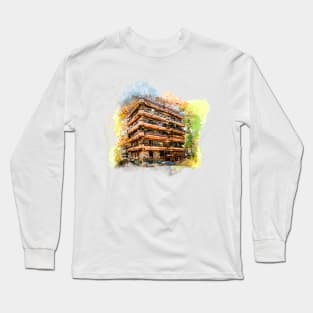 Athens city art #athens Long Sleeve T-Shirt